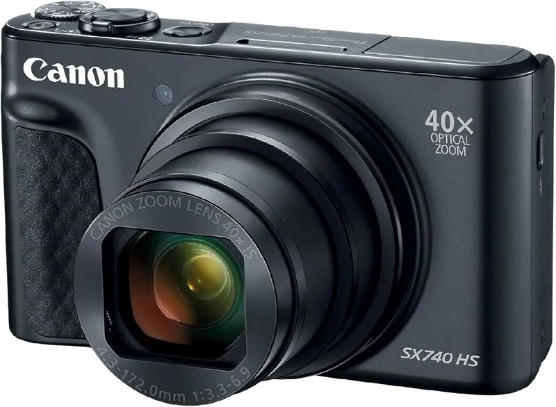 Canon Powershot SX740 HS digitalkamera (svart) — Portabel digital och ljud