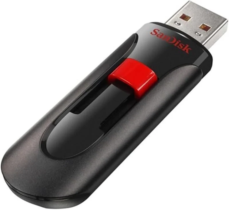 SanDisk Cruzer Glide 64 GB USB Flash Drive USB 2.0, Black & Red — Datortillbehör