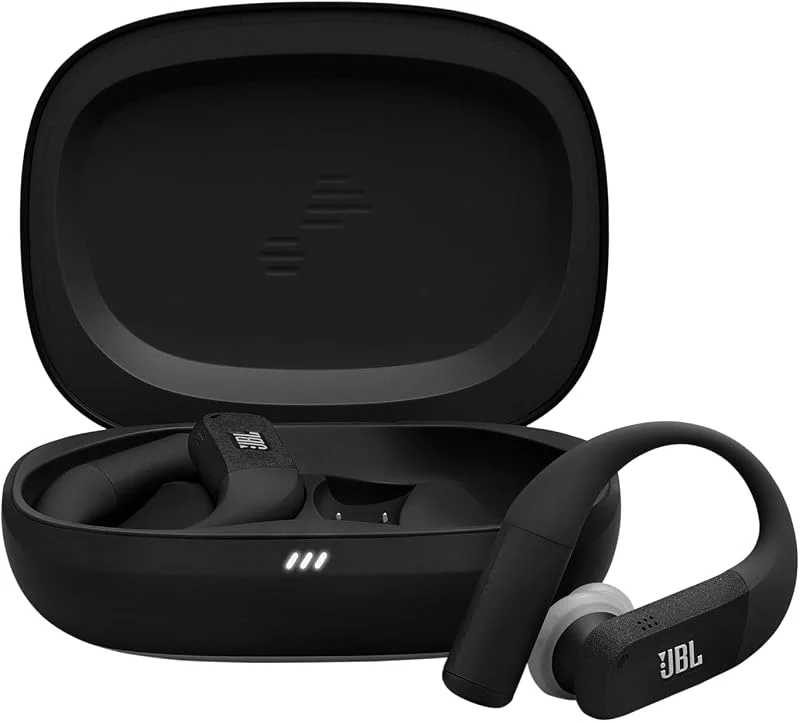 JBL Endurance Peak 4, Trådlösa In-Ear Sportöronsnäckor, Svart, Grå — Hörlurar och ljud