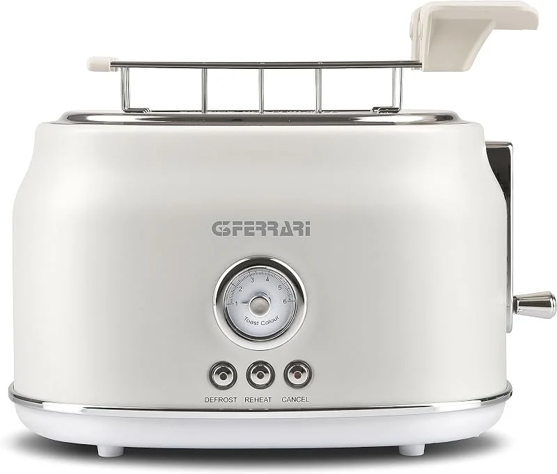 G3 Ferrari G10134-Artista Brödrost, Rostfritt Stål, Svart — Kök & Hushåll