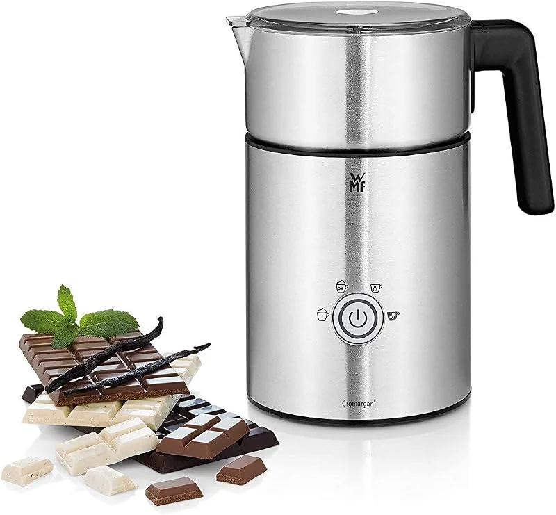 WMF 0413170011 Lono Mjölkskummare Och Varmchoklad Diskmaskinsäker LED Upplyst Knapp One Touch Funktion 650 W — Kök & Hushåll