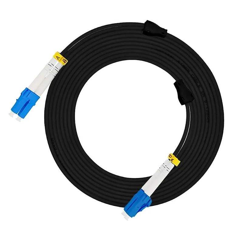 75 meter LC till LC utomhus pansrad duplex SMF fiberoptisk kabel jumper optisk lappsladd singlemode 9, 125 LC-LC — TV och streaming