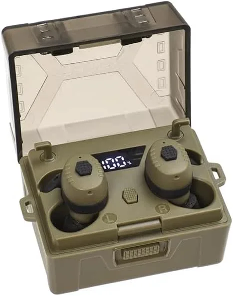 Omana Elektroniska öronproppar för fotografering brusreducerande Bluetooth 5.4 hörsnäckor hörselskydd öronproppar för jakt, taktisk, skytte, militär, musikevenemang, konstruktion, konserter, borrning — Hörlurar och ljud