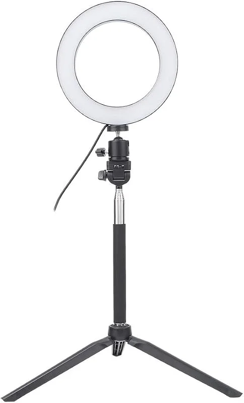 LED-ringljus, Dimbart Fyllningsljus, 6 Tums LED-påfyllningsljus, YouTube-vloggning för Livestreaming Av Foto, Fotografi, Sminkvideo — Mobil och surfplatta
