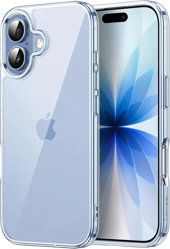 JETech Skal för iPhone 17, Anti-Gulning, Disblå — Mobil och surfplatta