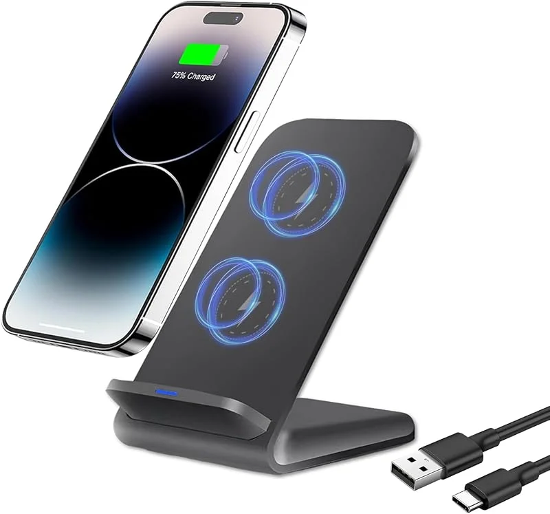 Induktiv laddningsstation för iPhone 17 16 15 14 13 12, trådlös — Mobil och surfplatta