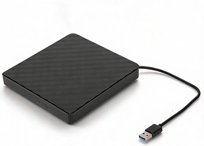 Bärbar Extern CD-enhet Rewriter Brännare USB DVD-läsare USB3.0 Ultratunn Extern DVD-läsare Extern Optisk Enhet för Bärbar Dator Stationär PC — Portabel digital och ljud