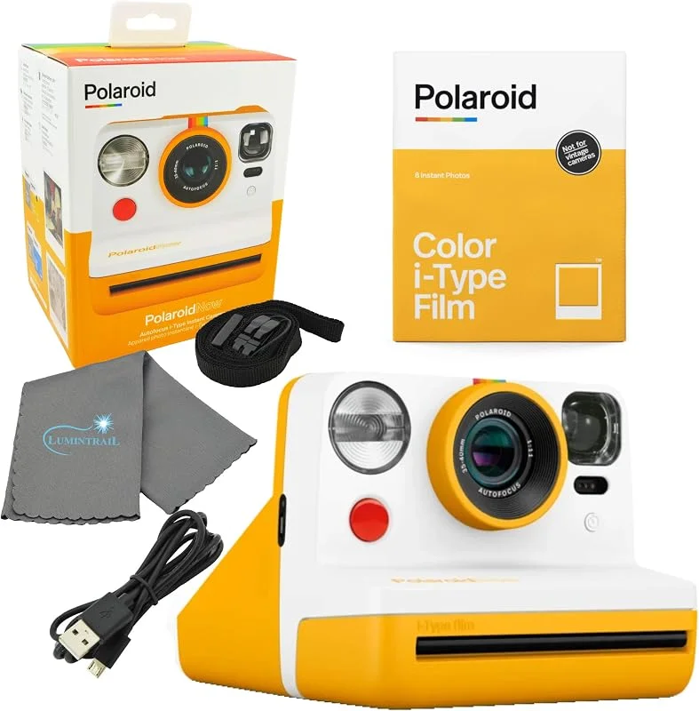 Polaroid Now Instant Kamera I-Type - Gul - 9031 — Portabel digital och ljud