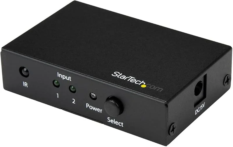 StarTech.com 2-port HDMI-switch – 4K HDMI-switchbox – Ultra HD 4k, 60 Hz — TV och streaming