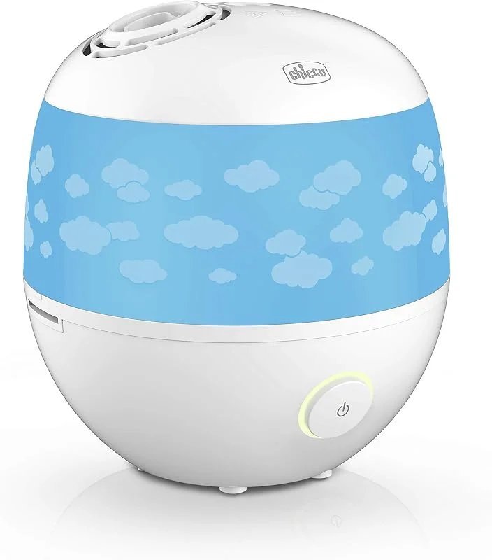 Chicco Humi Hot Advance barnrumsfuktare, het ånga mot säsongsbesvär, med Essence-behållare, automatisk avstängning, autonomi 7 timmar — Hushållselektronik